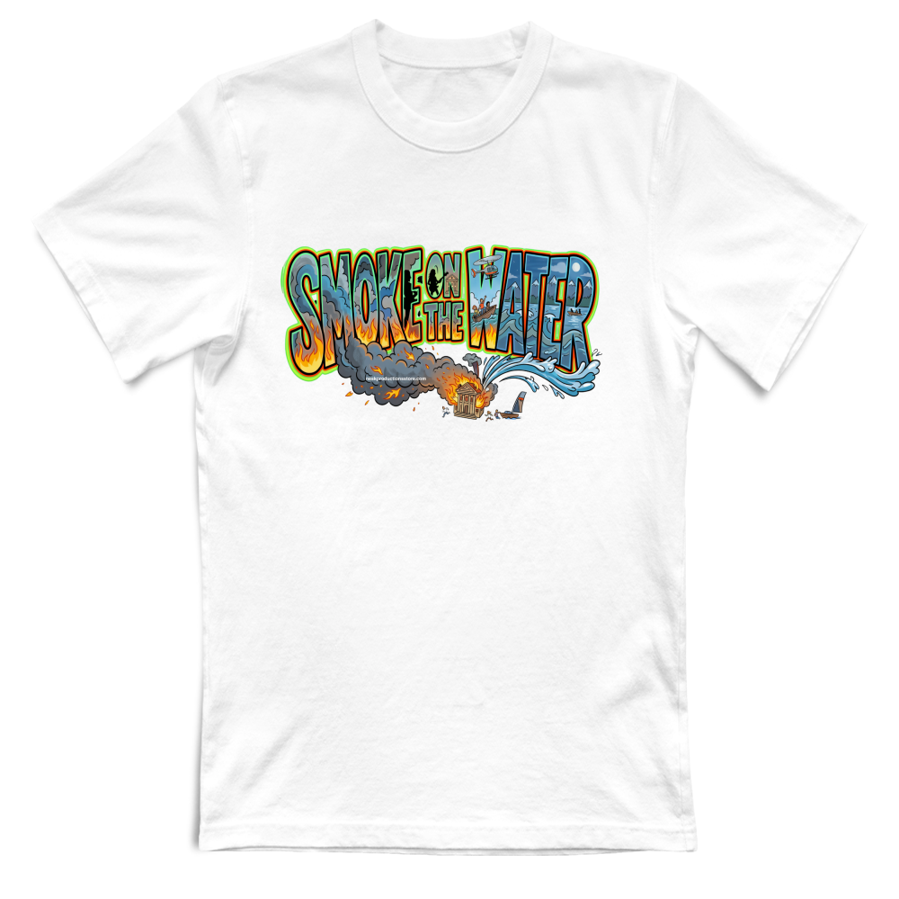 T-Shirt Bambino linea smoke on the water A
