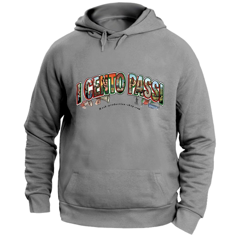 Felpa con Cappuccio Unisex Large linea cento passi
