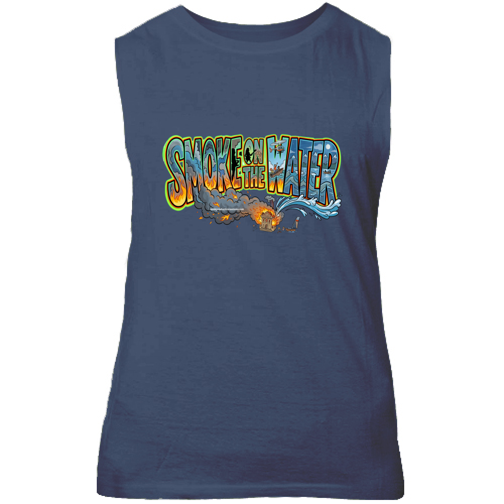 Canotta Unisex linea smoke on the water A