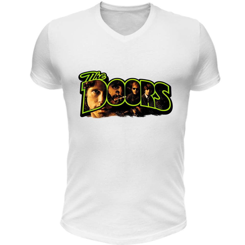 T-Shirt Unisex Scollo V linea doors