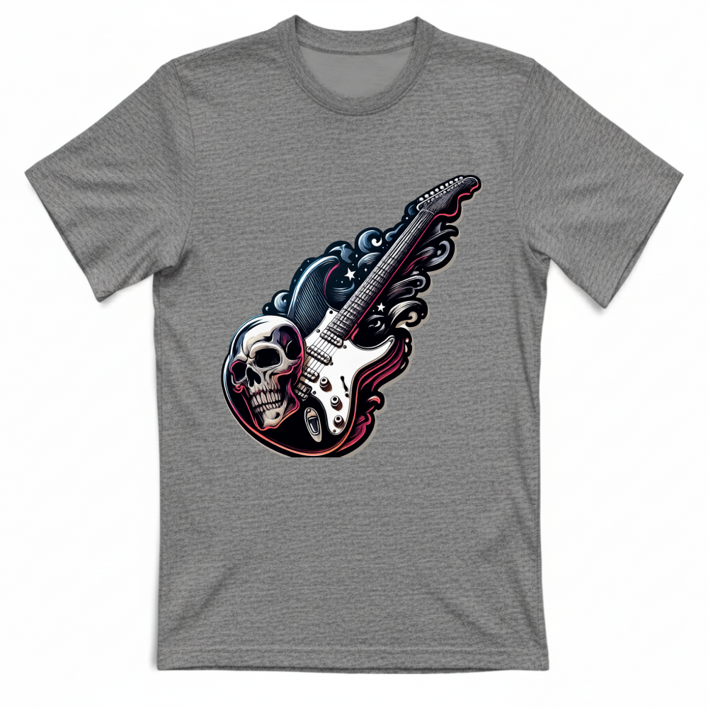 T-Shirt Unisex linea chitarra rock
