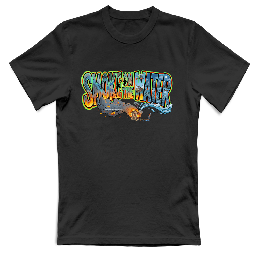 T-Shirt Bambino linea smoke on the water A