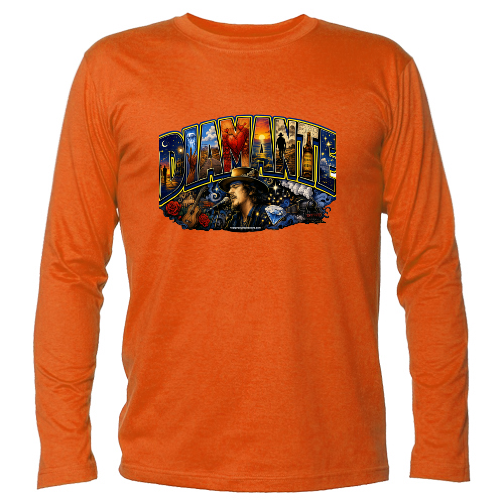 T-Shirt Unisex Manica Lunga linea Diamante Zucchero