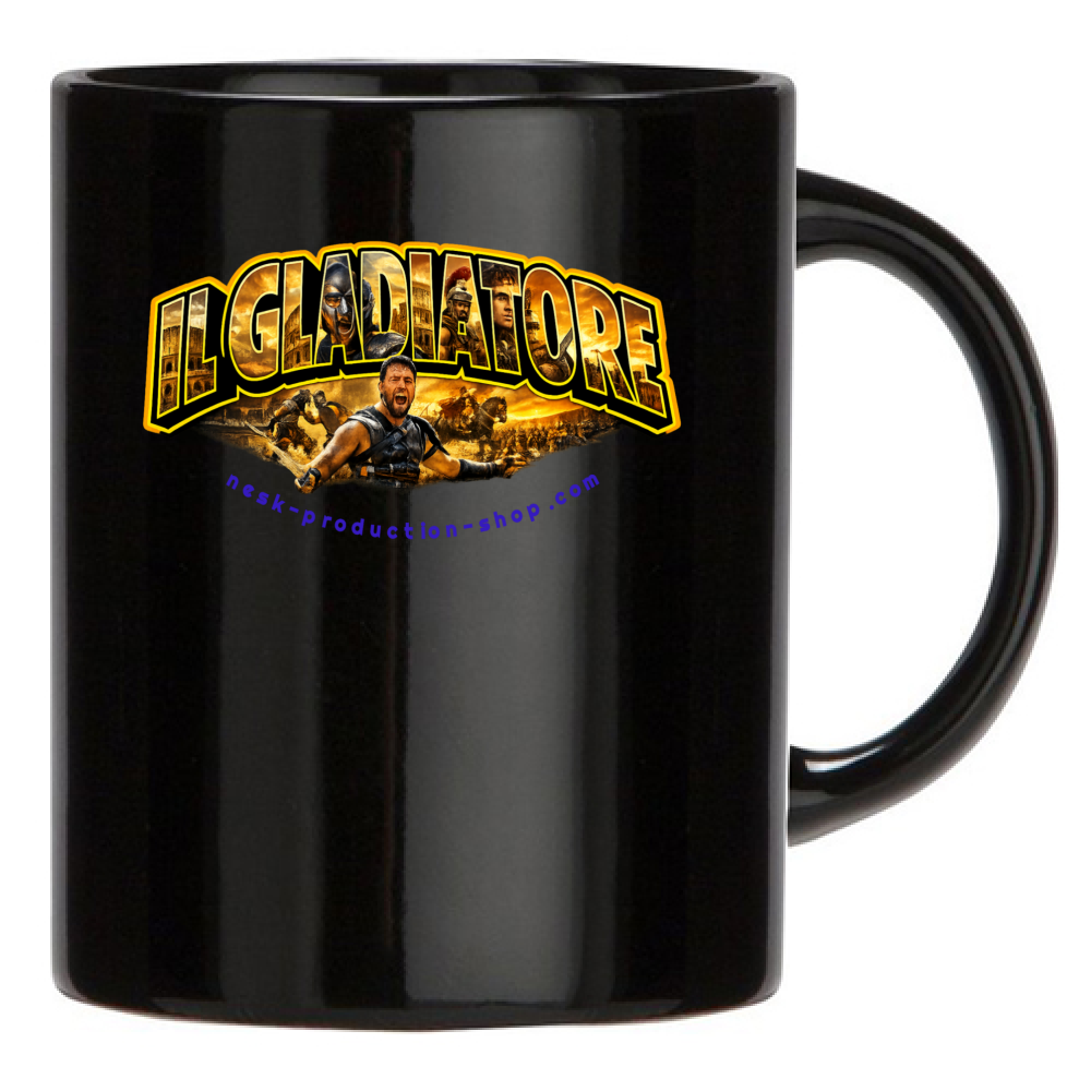 Tazza Nera linea gladiatore