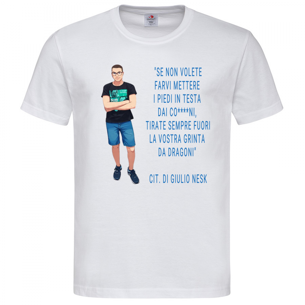 T-Shirt Men Premium T-Shirt con una Frase Motivazionale