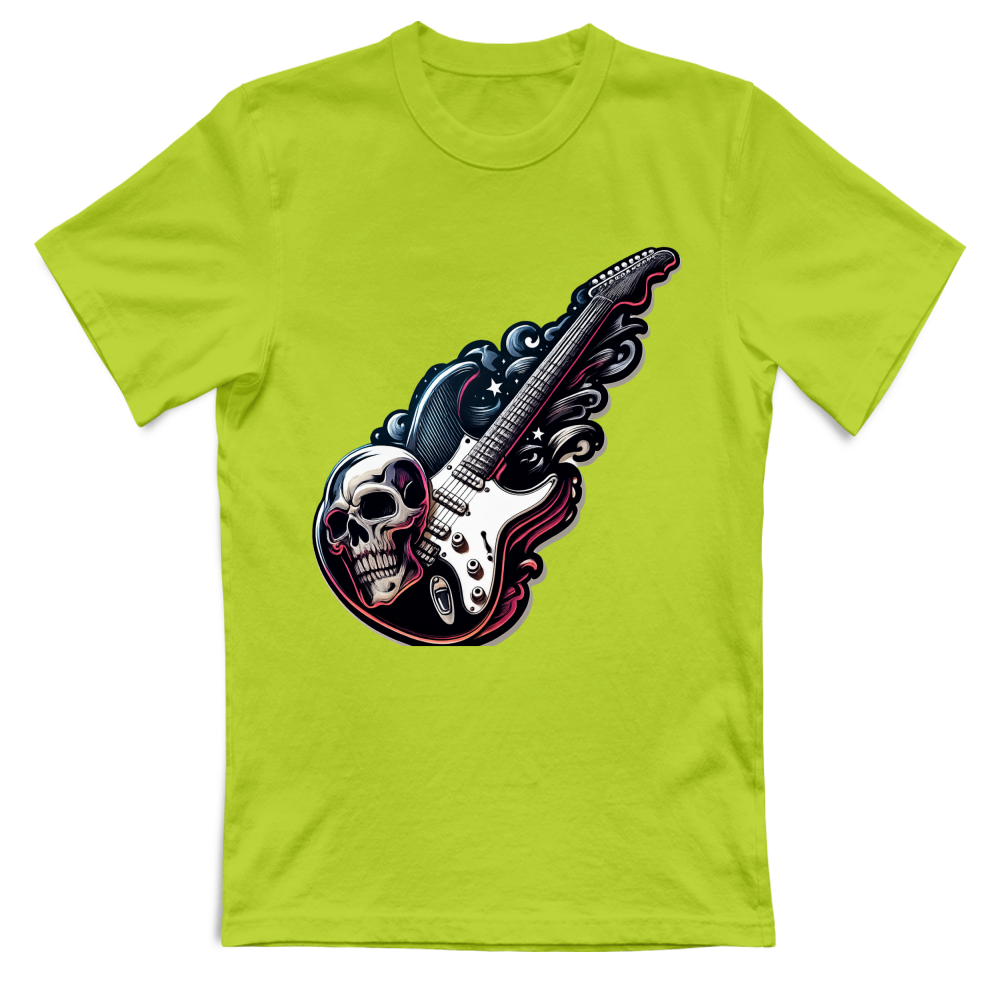 T-Shirt Unisex linea chitarra rock