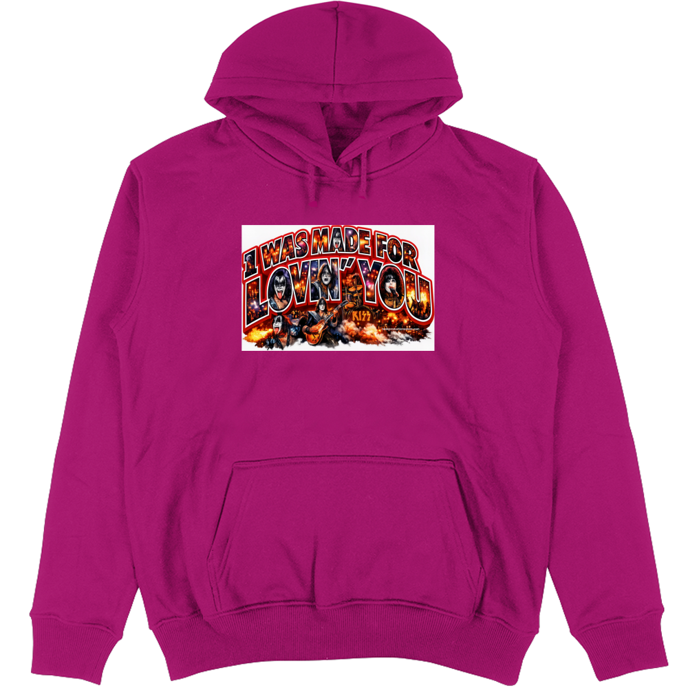 Felpa Unisex con Cappuccio linea i was made for lovin you 1A