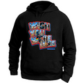 Felpa con Cappuccio Unisex Large linea wish you were here A