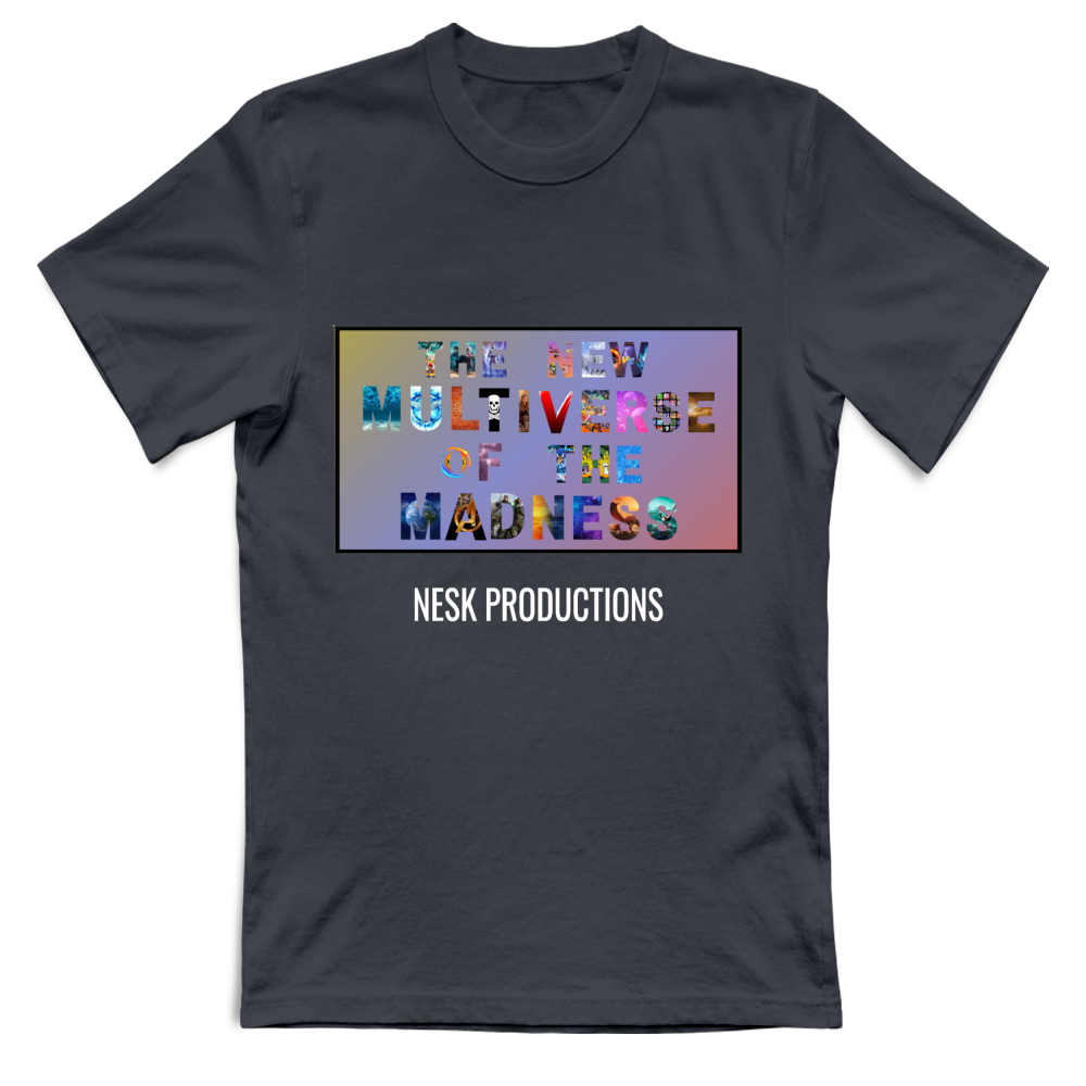 T-Shirt Unisex T-Shirt del Multiverso con Sfondo a Colori