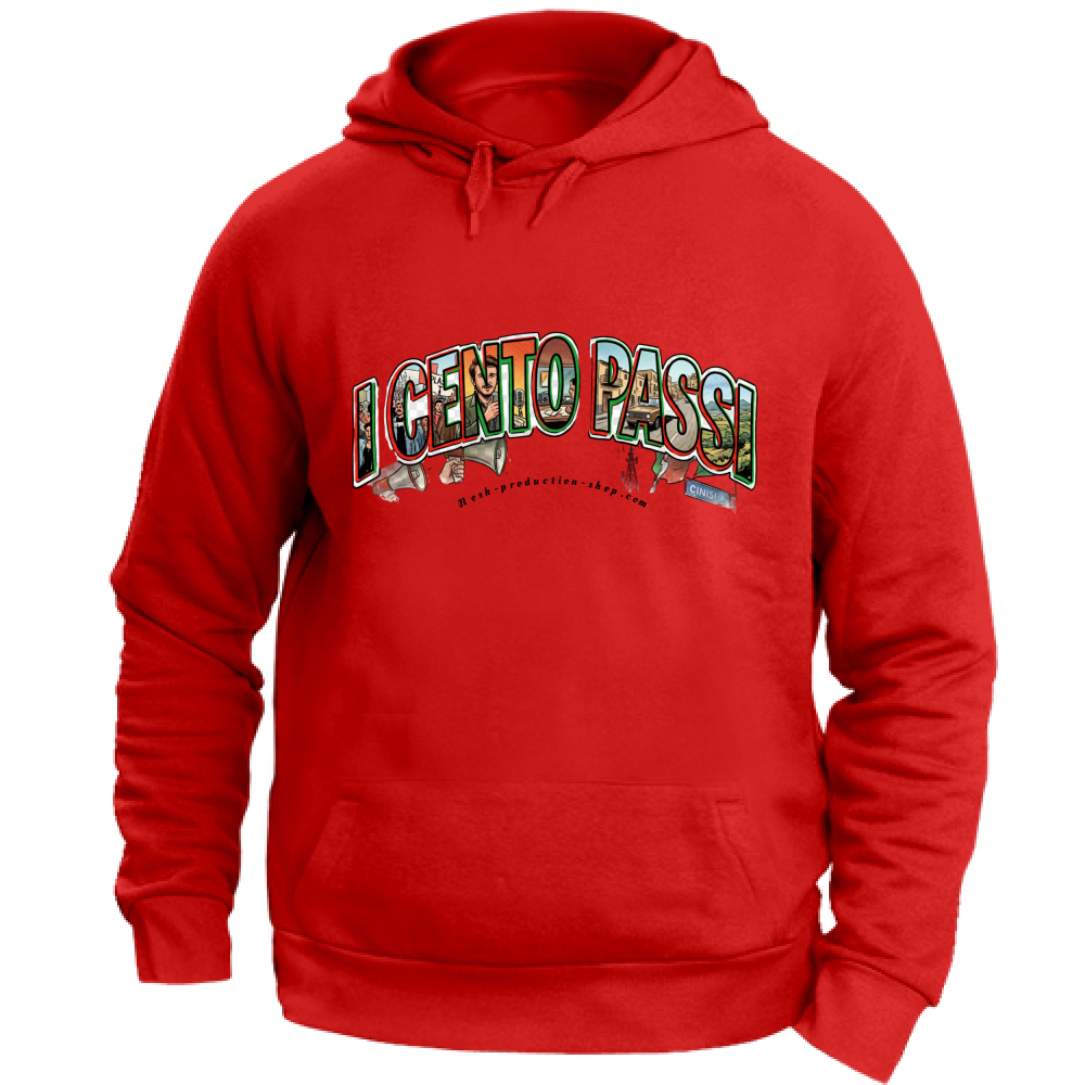 Felpa con Cappuccio Unisex Large linea cento passi
