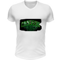 T-Shirt Unisex Scollo V linea matrix A