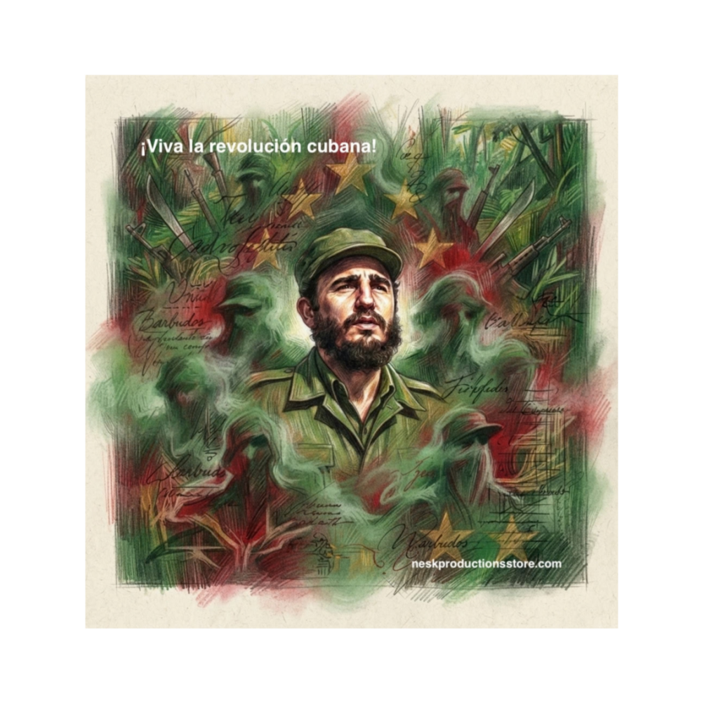 Canvas Rivoluzione Cubana 1 – Stampa su tela 40×40