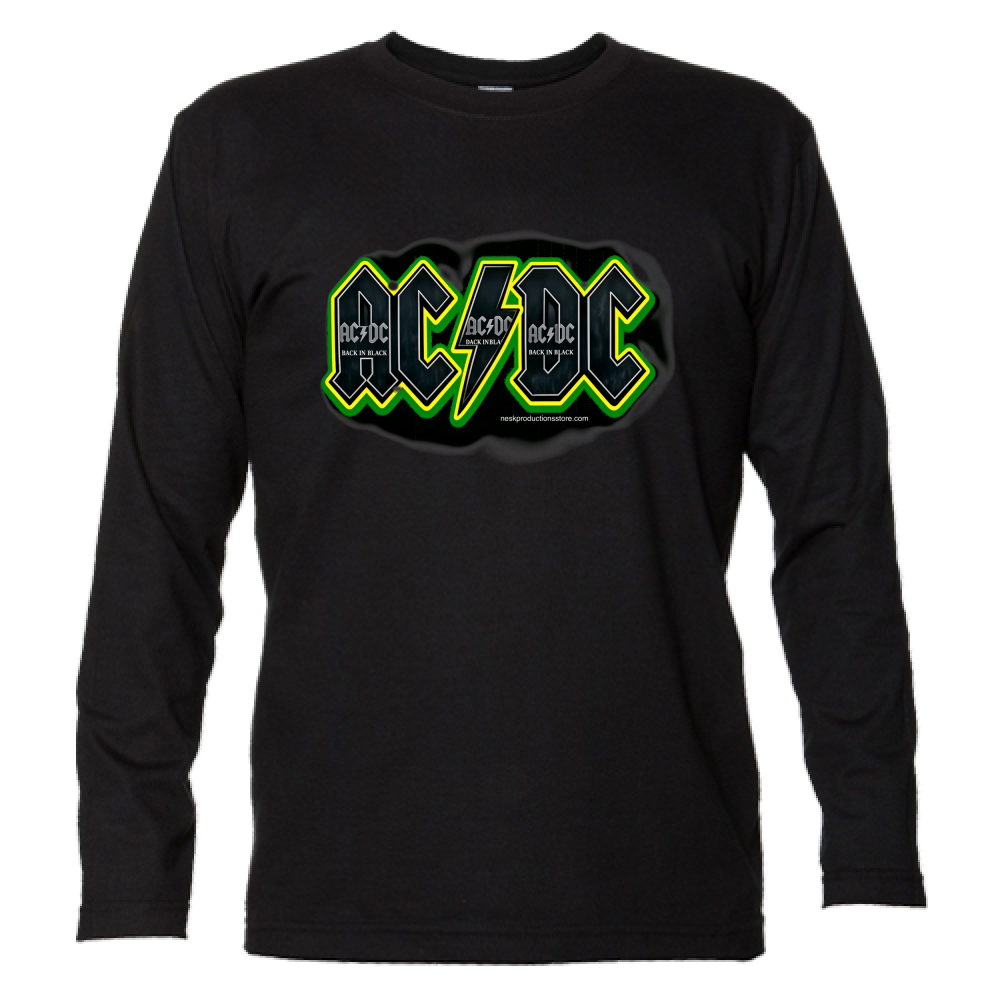 T-Shirt Unisex Manica Lunga linea AC/DC   A
