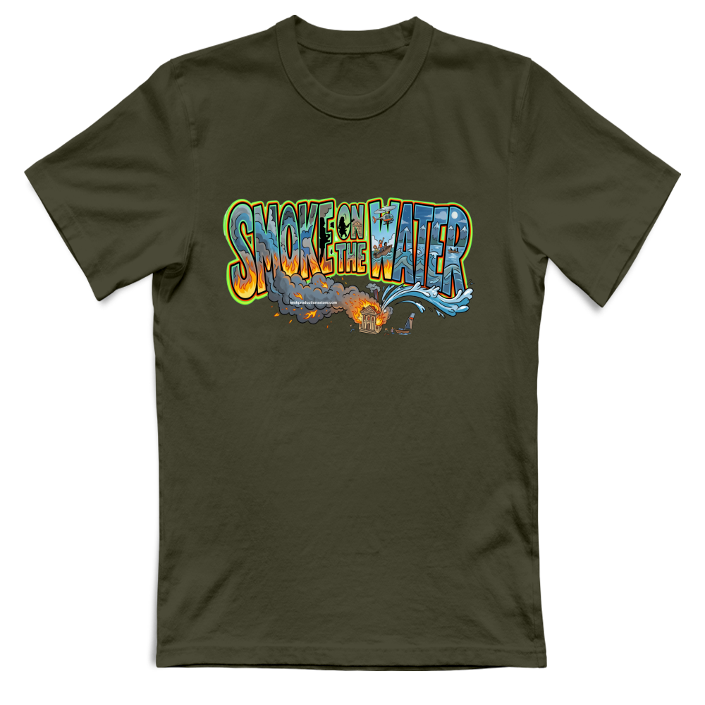T-Shirt Unisex linea smoke on the water A