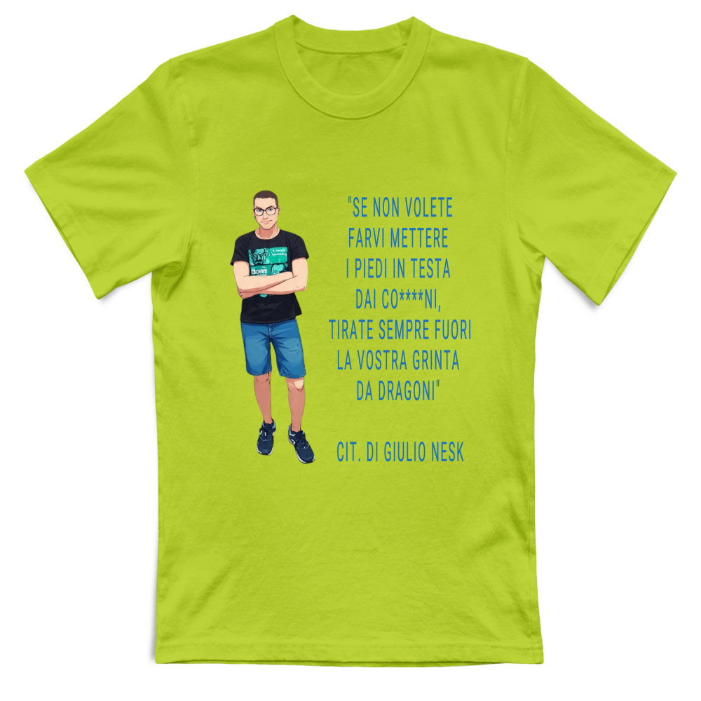 T-Shirt Unisex T-Shirt con una Frase Motivazionale