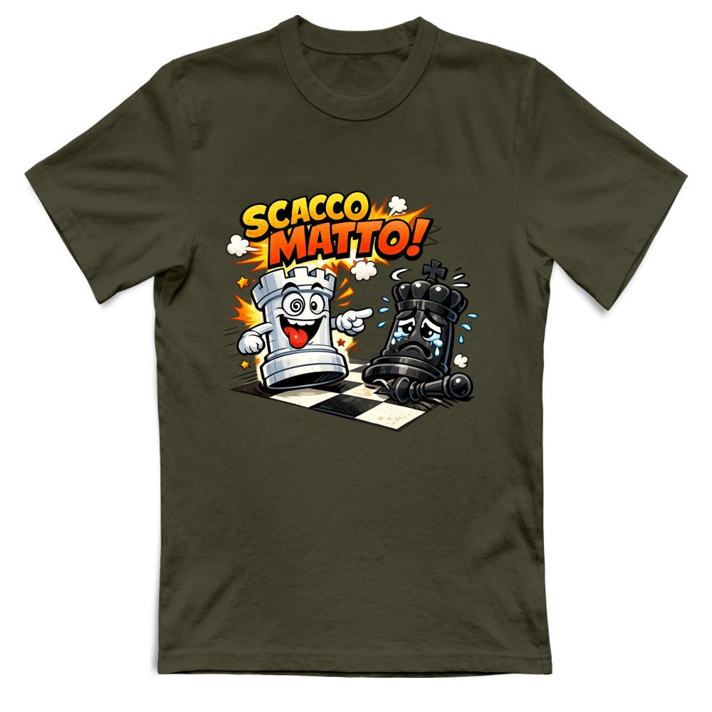 T-Shirt Unisex Linea scaccomatto