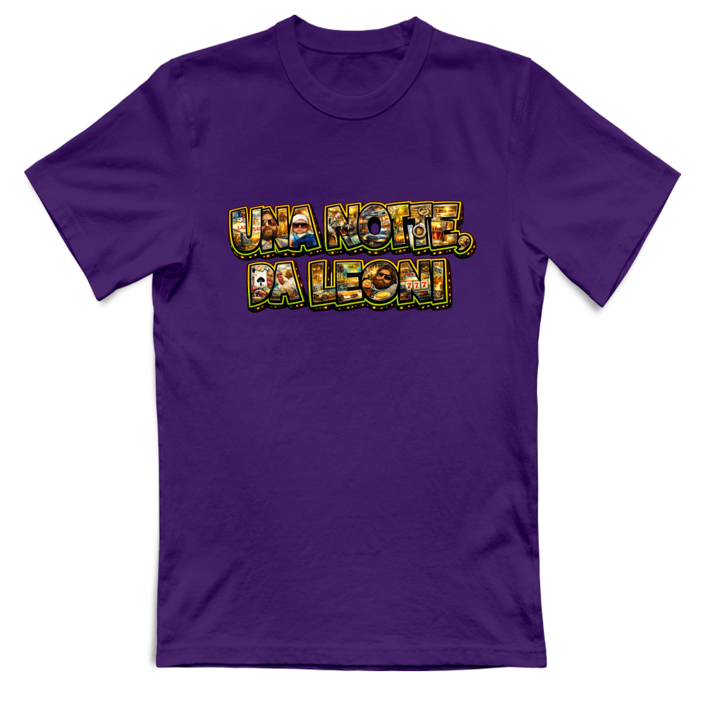 T-Shirt Unisex Maglietta una Notte da Leoni