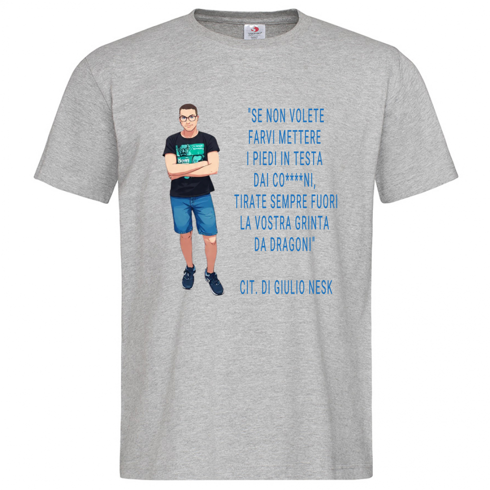 T-Shirt Men Premium T-Shirt con una Frase Motivazionale