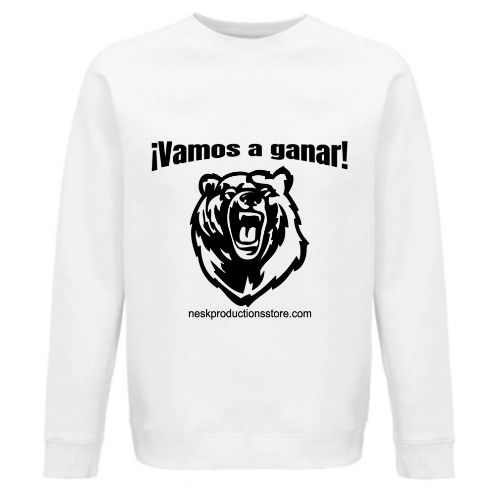 Felpa Unisex Organica linea vamos a ganar