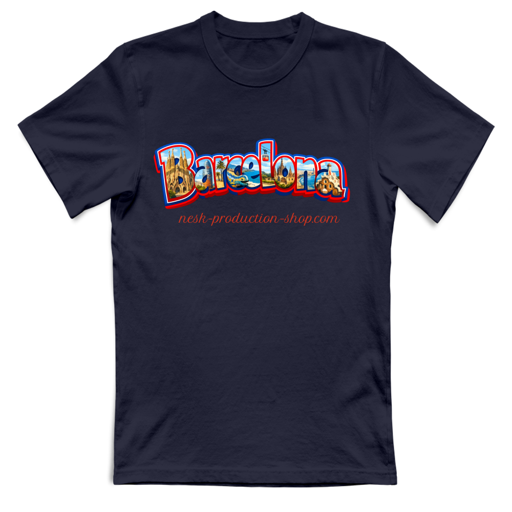 T-Shirt Unisex Large linea Barcellona