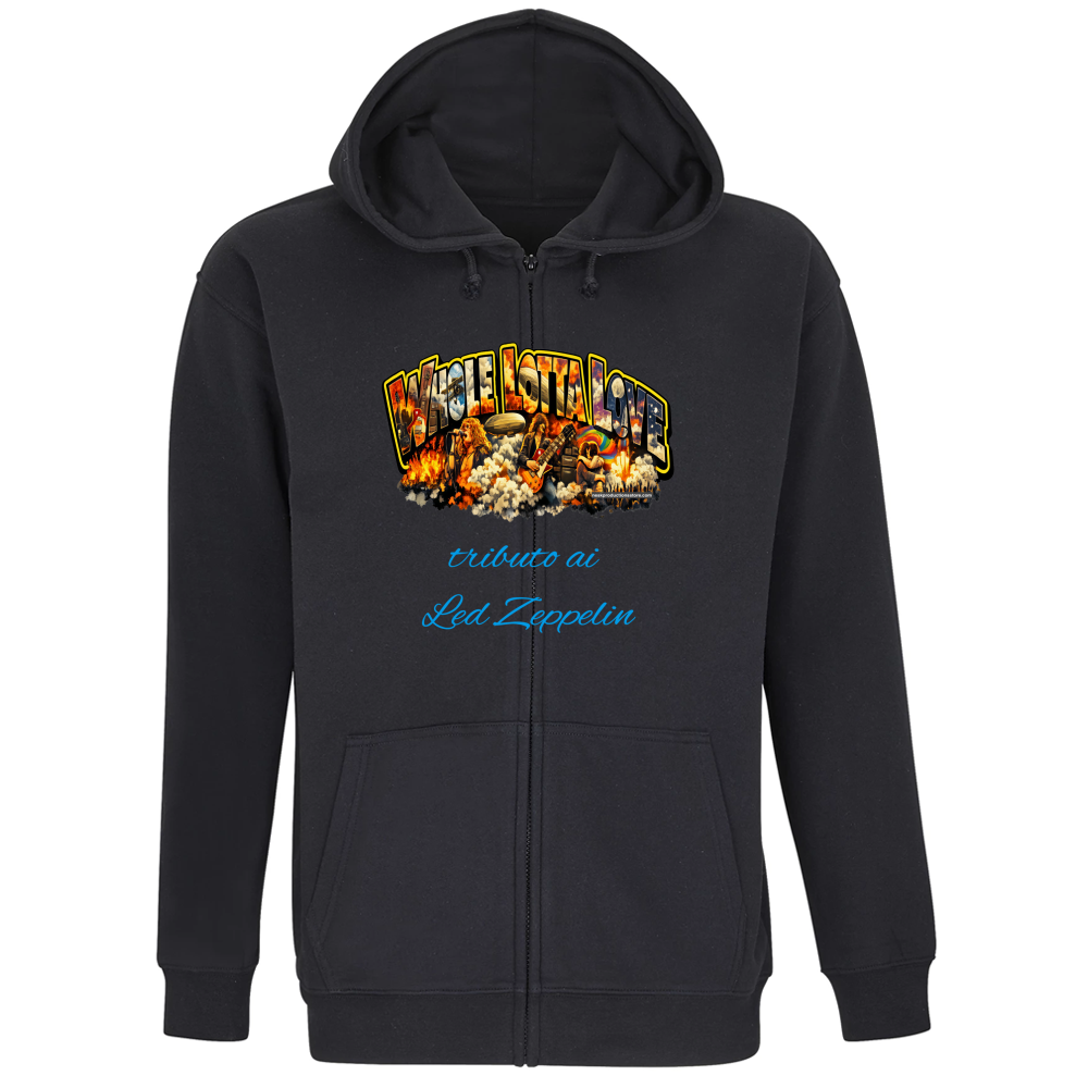 Felpa Premium Cappuccio Zip linea Whole lotta love