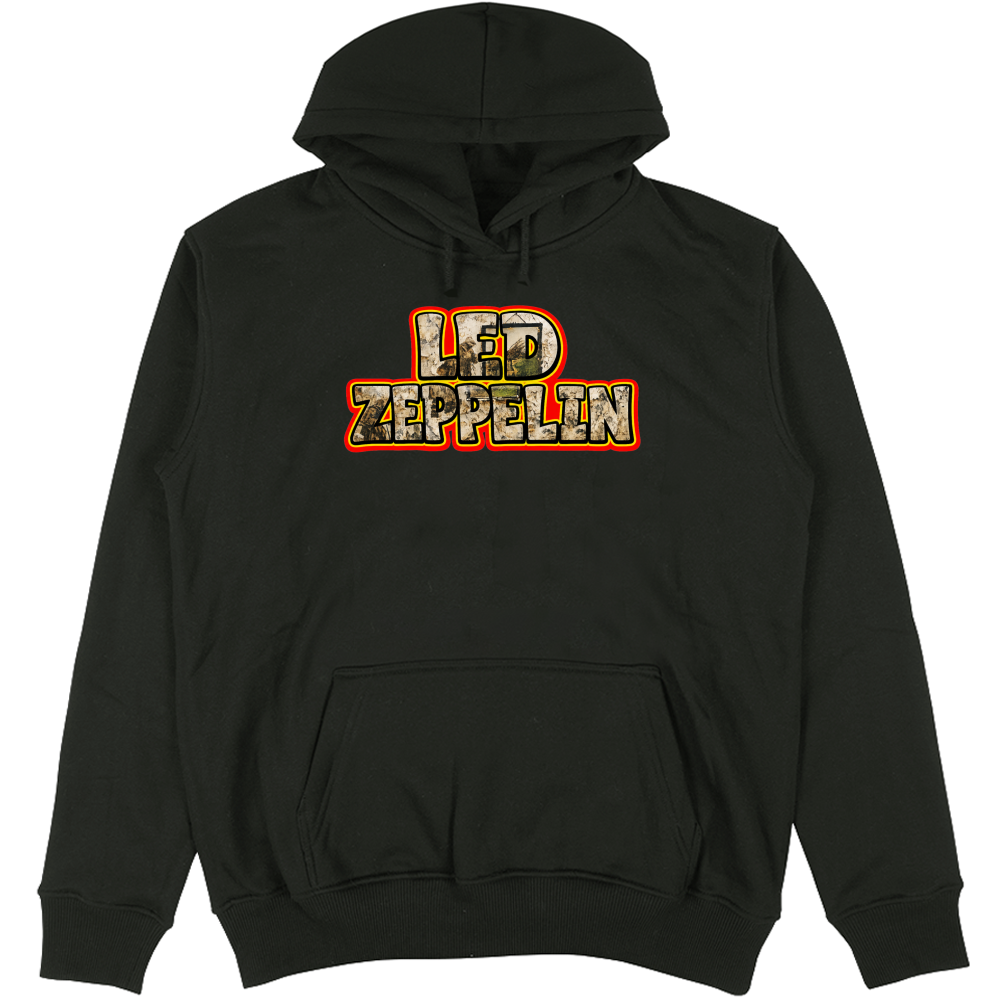 Felpa Unisex con Cappuccio linea led zeppelin