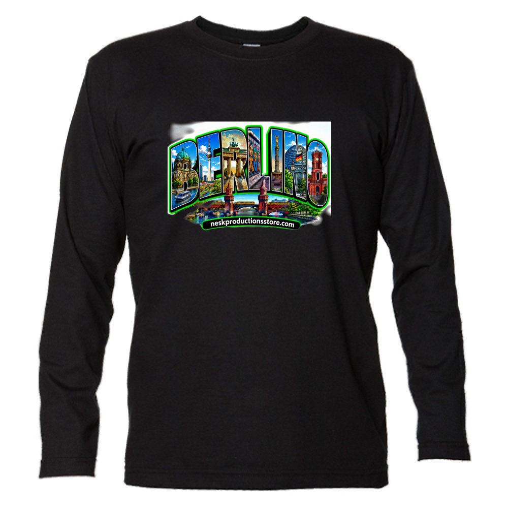 t-shirt-unisex-manica-lunga-linea-berlino – Nesk Productions