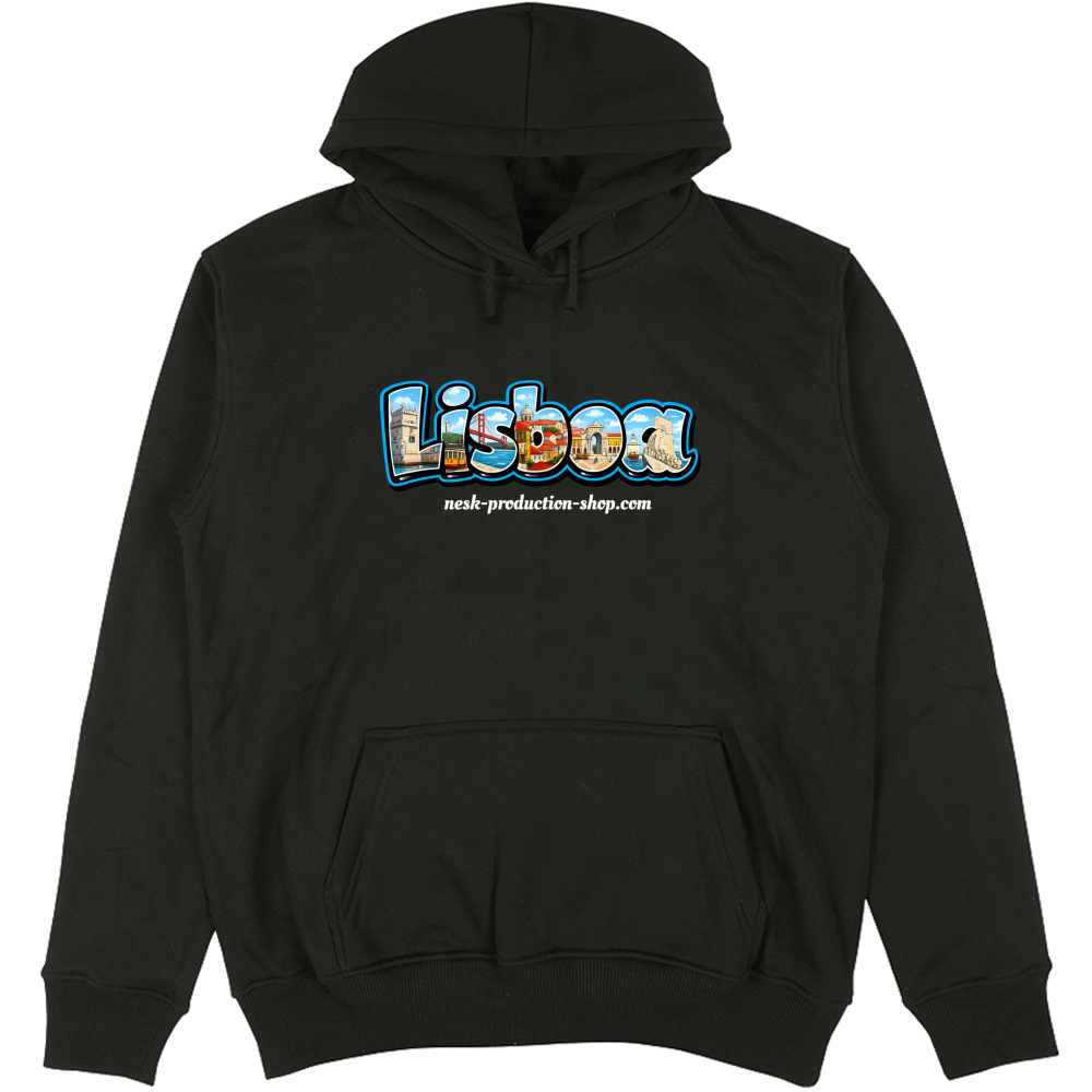 Felpa Unisex con Cappuccio linea lisboa