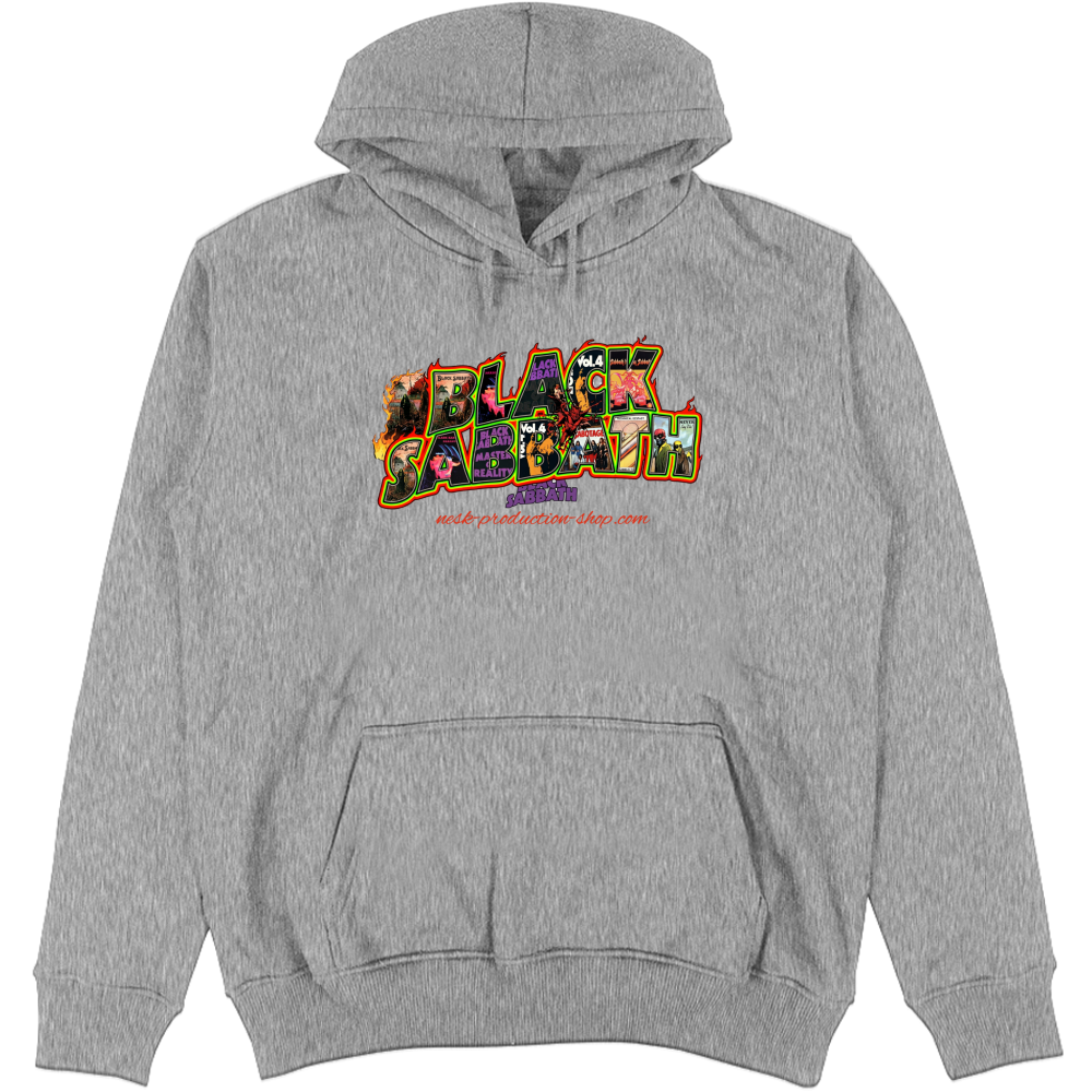 Felpa Unisex con Cappuccio linea black sabbath