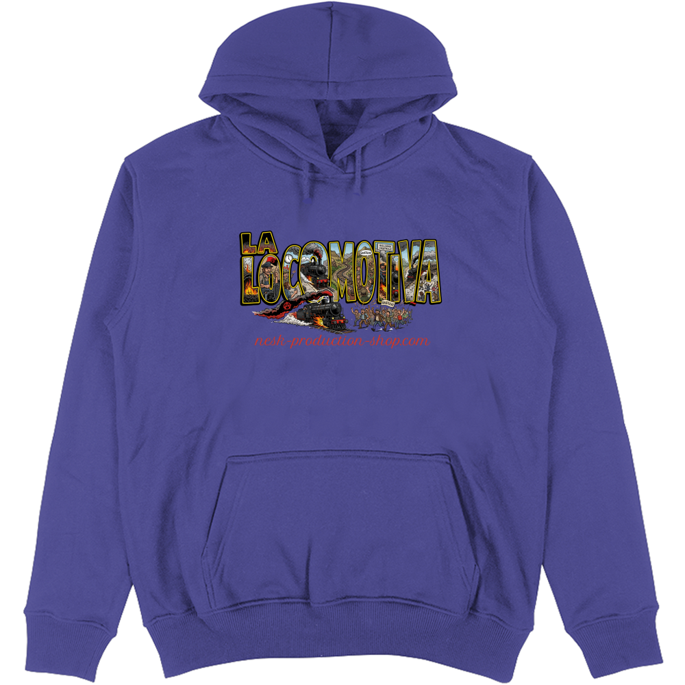 Felpa Unisex con Cappuccio linea la locomotiva