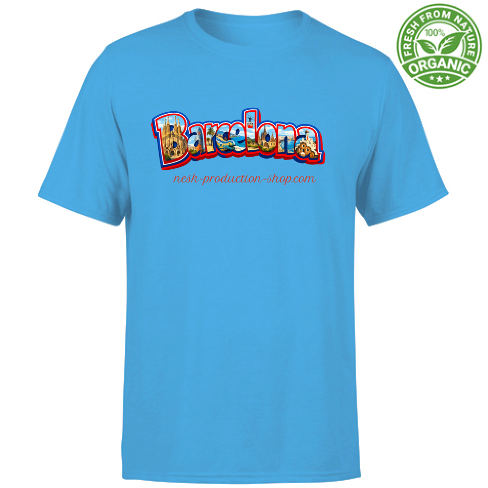 T-Shirt Unisex Organic linea Barcellona