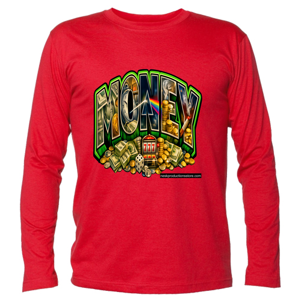 T-Shirt Unisex Manica Lunga linea Money A