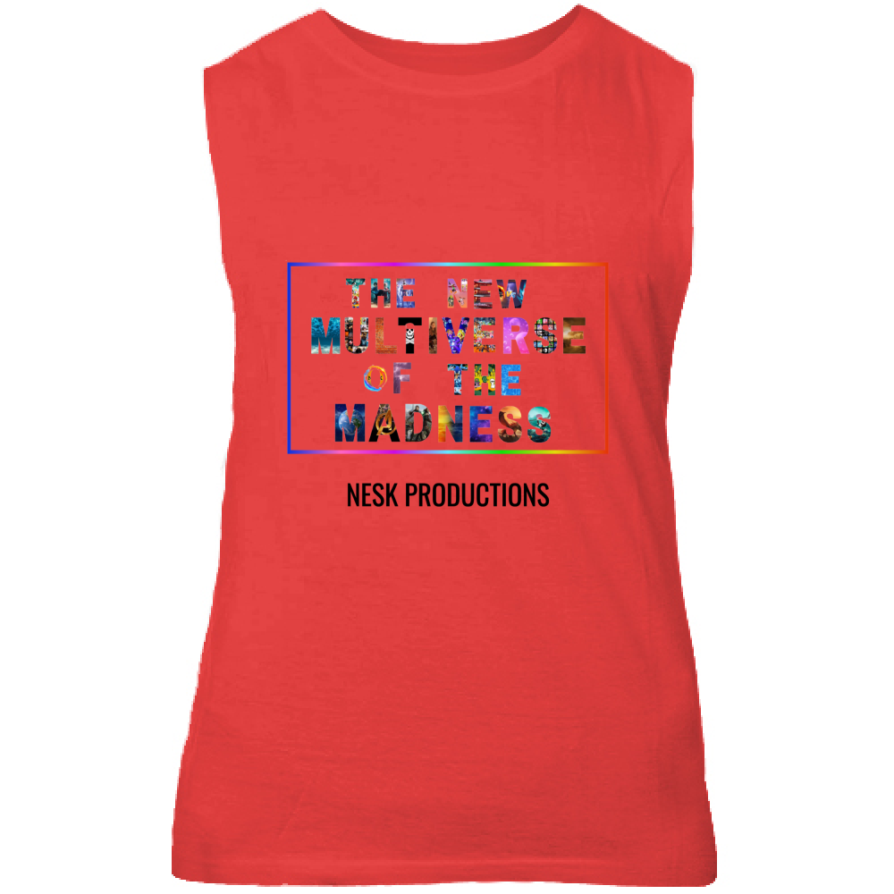 Canotta Unisex T-Shirt of Multiverse a Sfondo Bianco