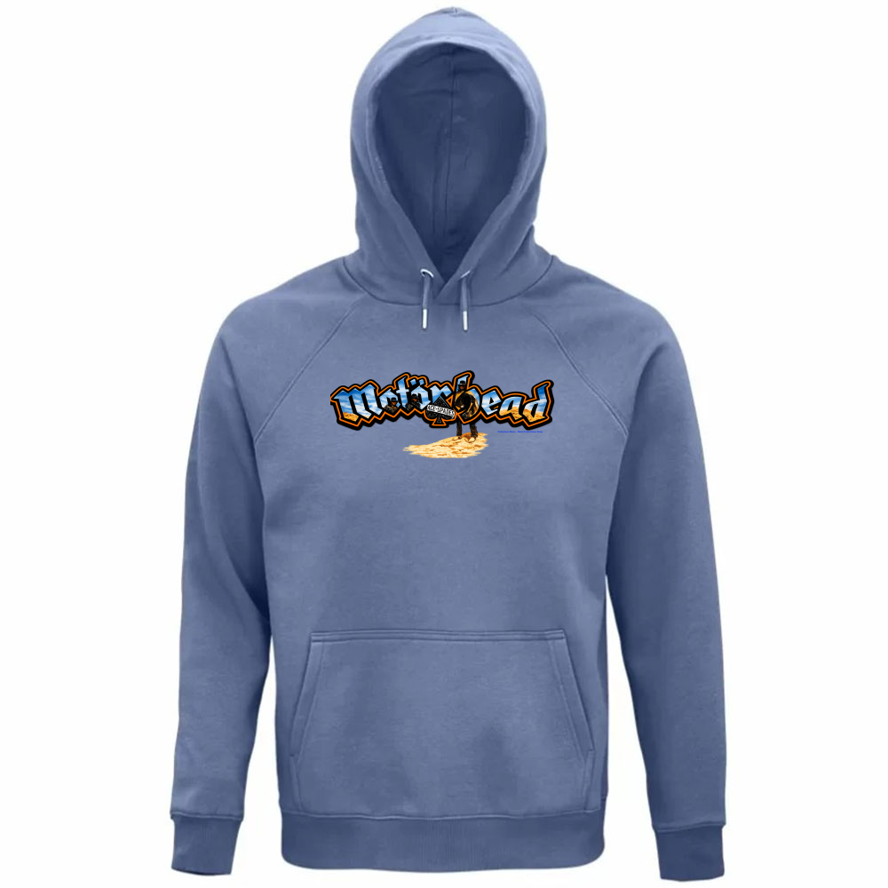 Felpa Organica Unisex Cappuccio linea motorhead