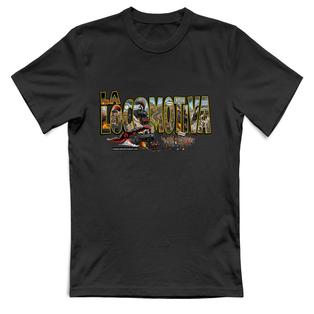 T-Shirt Unisex Large linea la locomotiva A