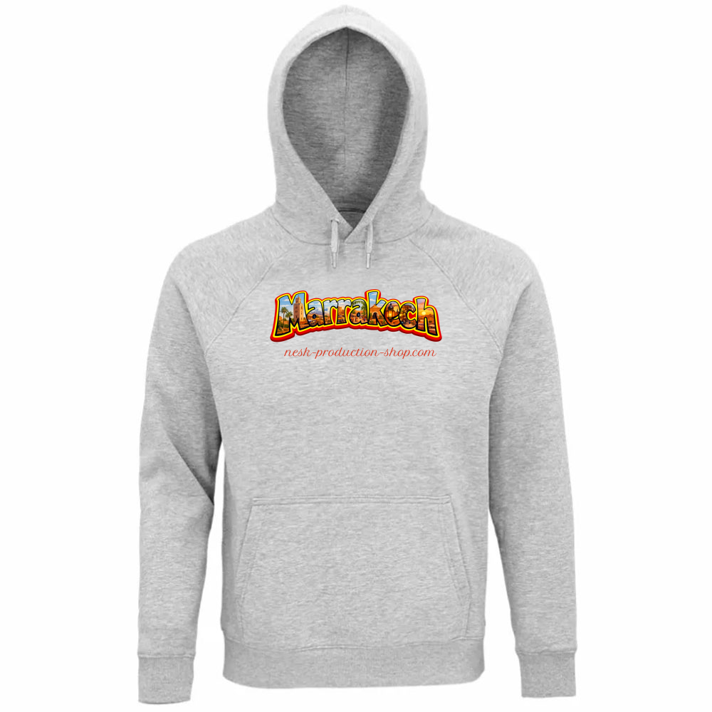 Felpa Organica Unisex Cappuccio linea marrakech