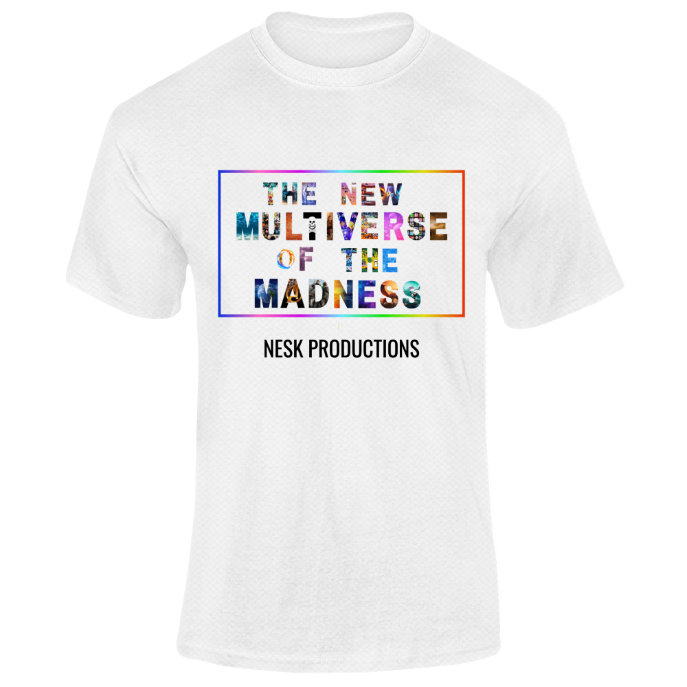 T-Shirt Unisex Dry Sport T-Shirt of Multiverse a Sfondo Bianco