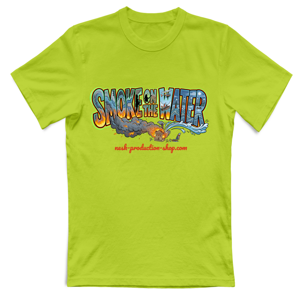 T-Shirt Bambino linea smoke on the water
