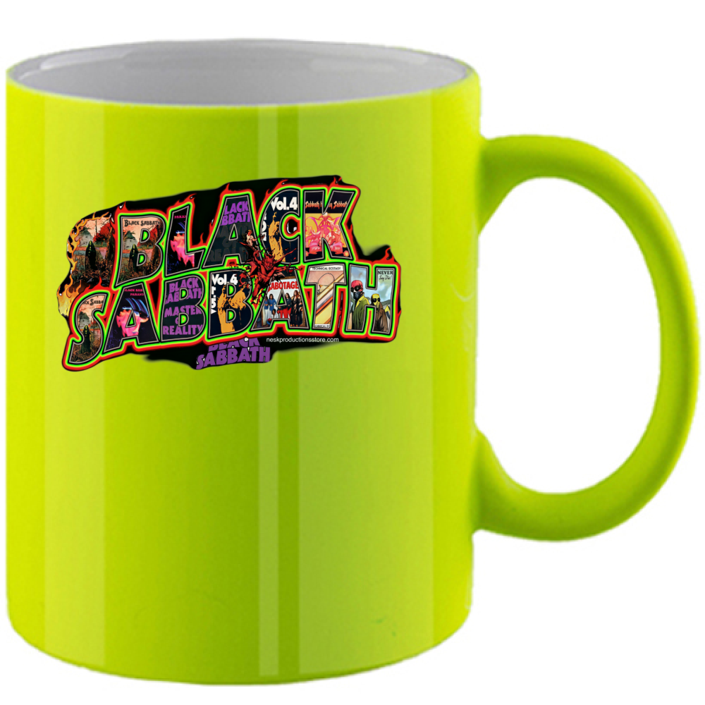 Tazza Fluo linea Black Sabbath A
