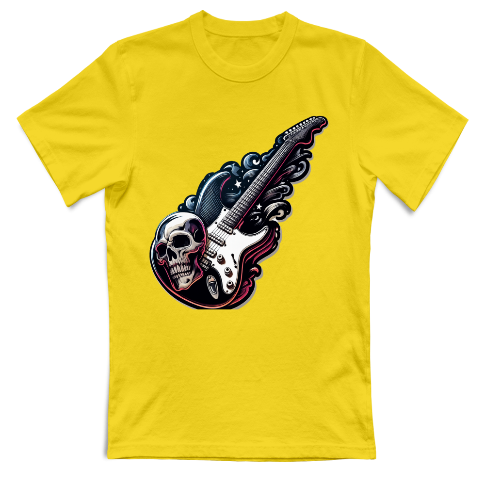 T-Shirt Bambino linea chitarra rock