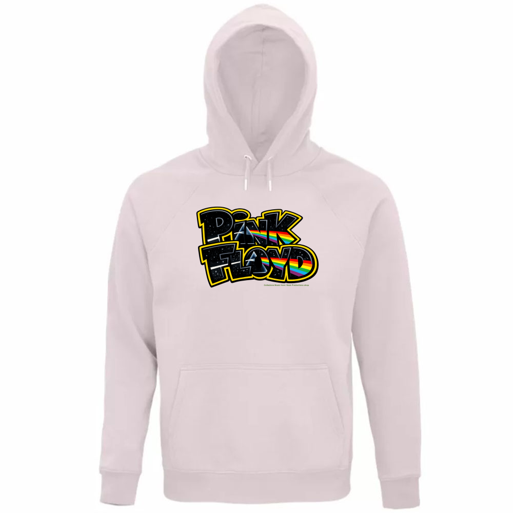 Felpa Organica Unisex Cappuccio linea Pink Floyd