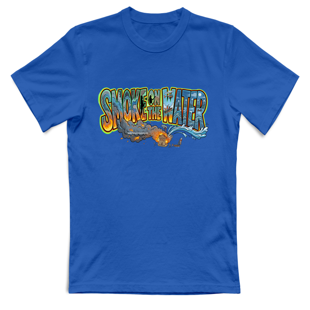 T-Shirt Unisex linea smoke on the water A