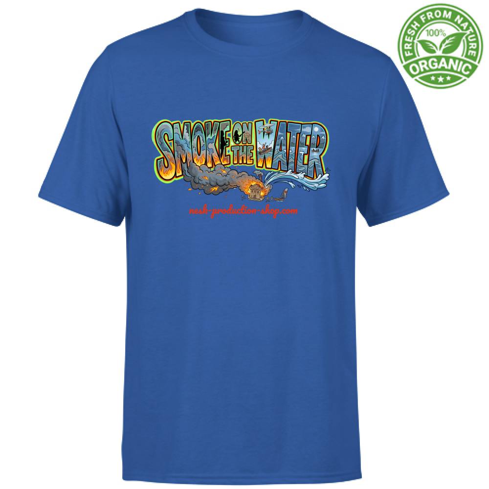 T-Shirt Unisex Organic linea smoke on the water