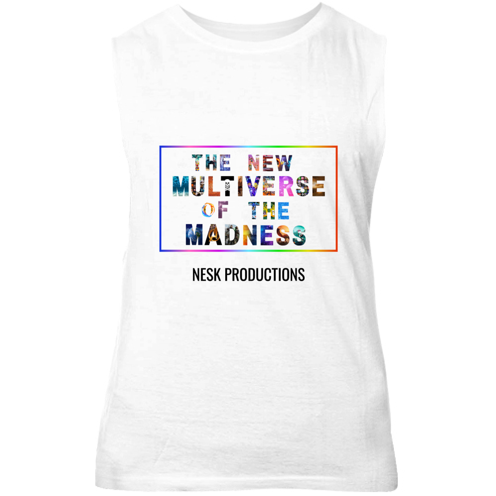 Canotta Unisex T-Shirt of Multiverse a Sfondo Bianco