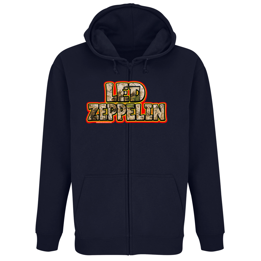 Felpa Premium Cappuccio Zip linea Led Zeppelin  A