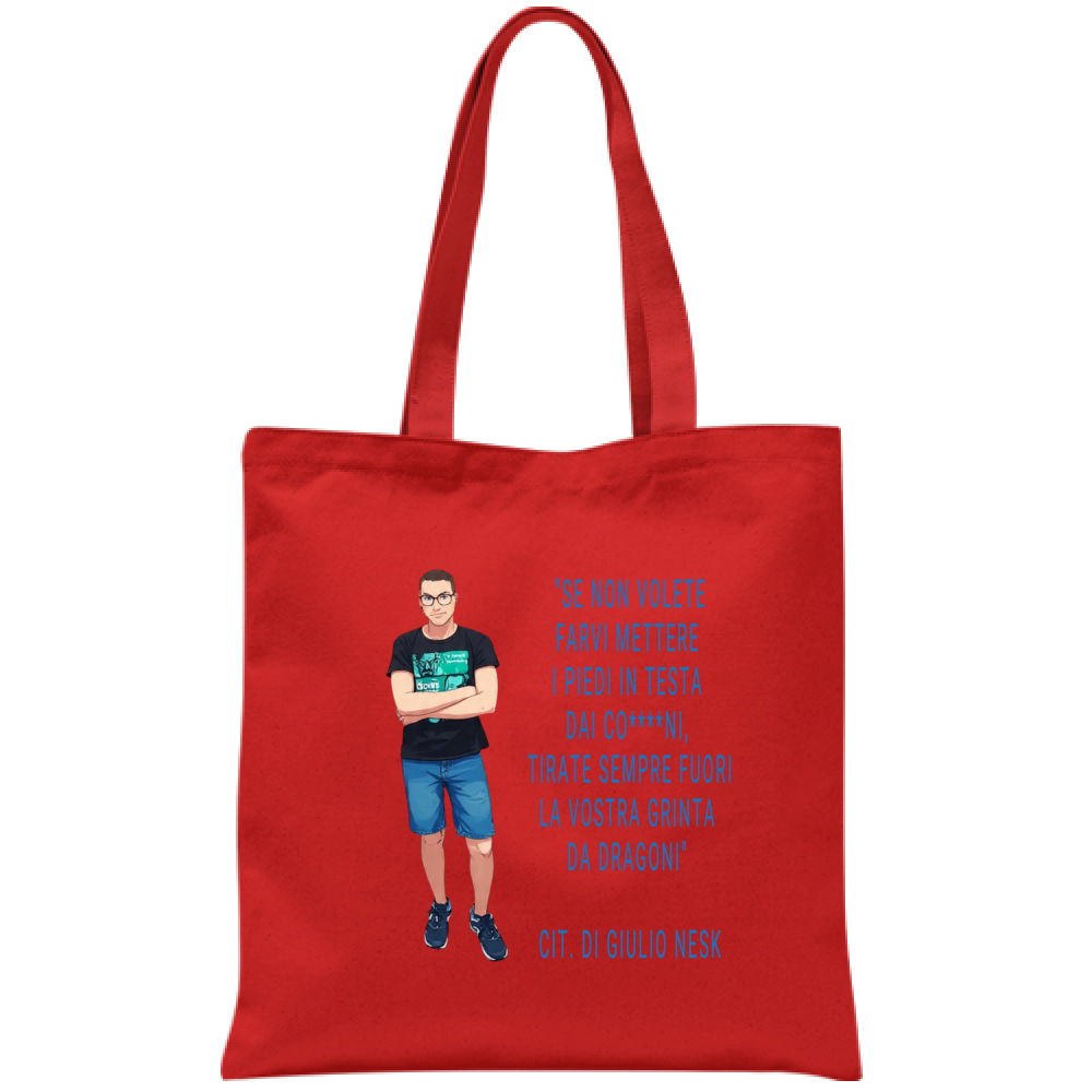 Borsa T-Shirt con una Frase Motivazionale