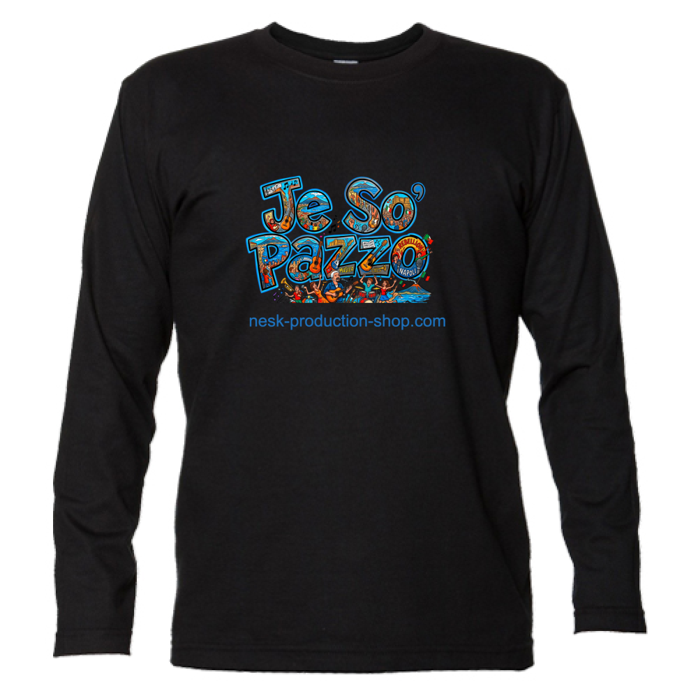 T-Shirt Unisex Manica Lunga linea je so pazzo