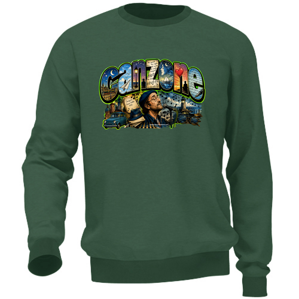 Felpa Unisex linea Canzone Dalla