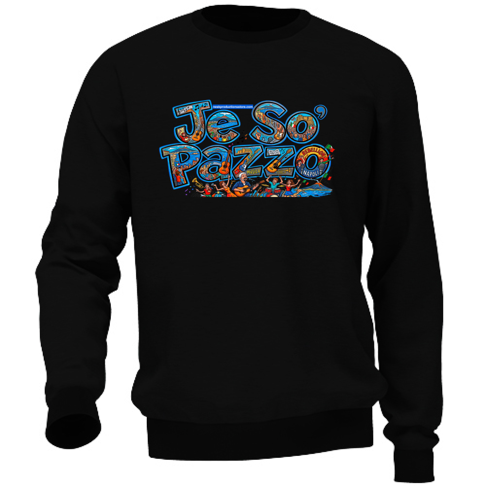 Felpa Unisex linea je so pazzo A