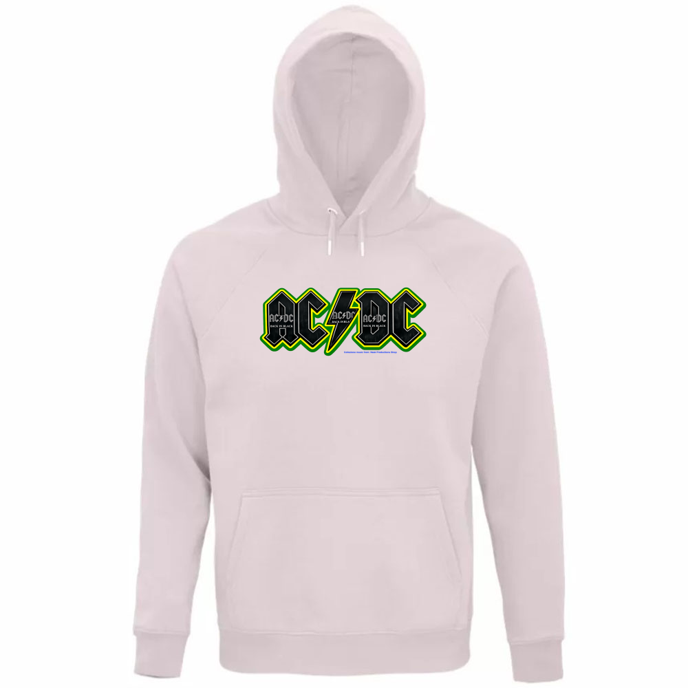 Felpa Organica Unisex Cappuccio linea AC/DC